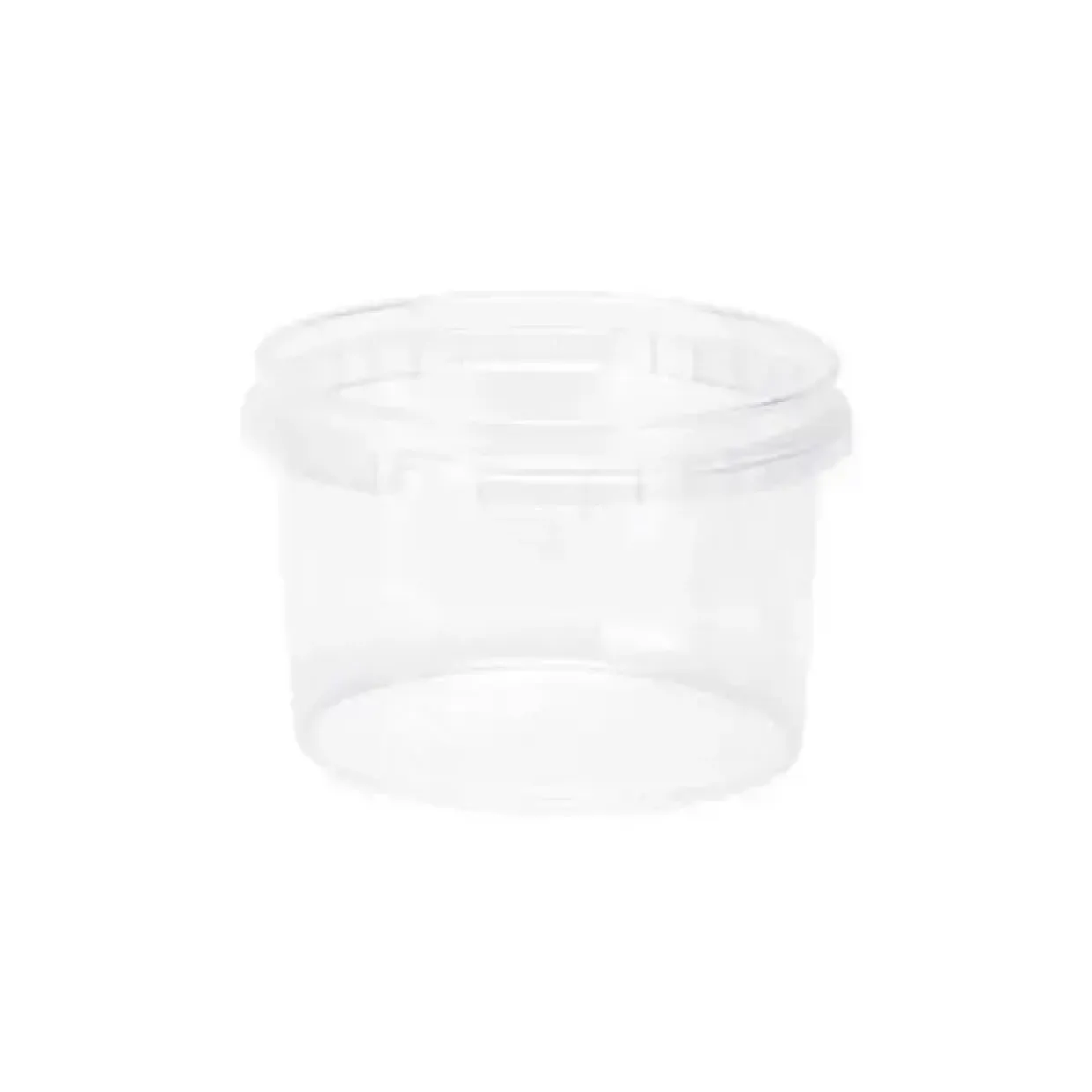Plastbøtte med låg, Handy-lock, PP, 280 ml, klar