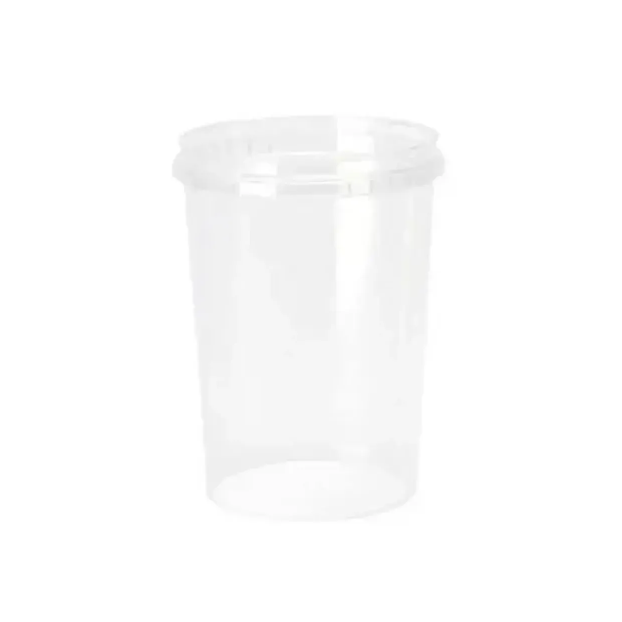 Plastbøtte med låg, Handy-lock, PP, 520 ml, klar