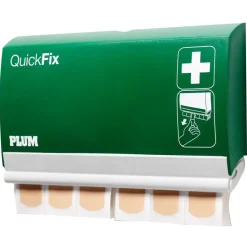 Plasterdispenser - QuickFix m/90 vandafvisende plastre - Beige - 7,2x25x13,5cm