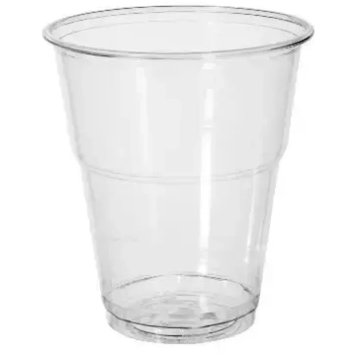 Plastglas 30 cl Bioware H110 mm Ø95 mm Bionedbrydelig PLA Klar - 16 ps x 50 stk/krt