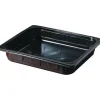 Plastikbakke, 32,5x26,5x4cm, 2500 ml, sort, PP, 1-rums, 1/2 GN - 100 stk