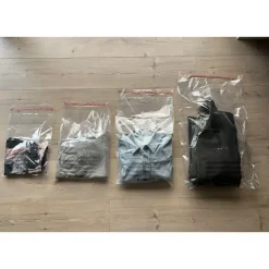 Plastikpose med tapelukning 300x410+50x0,035mm klar 100stk