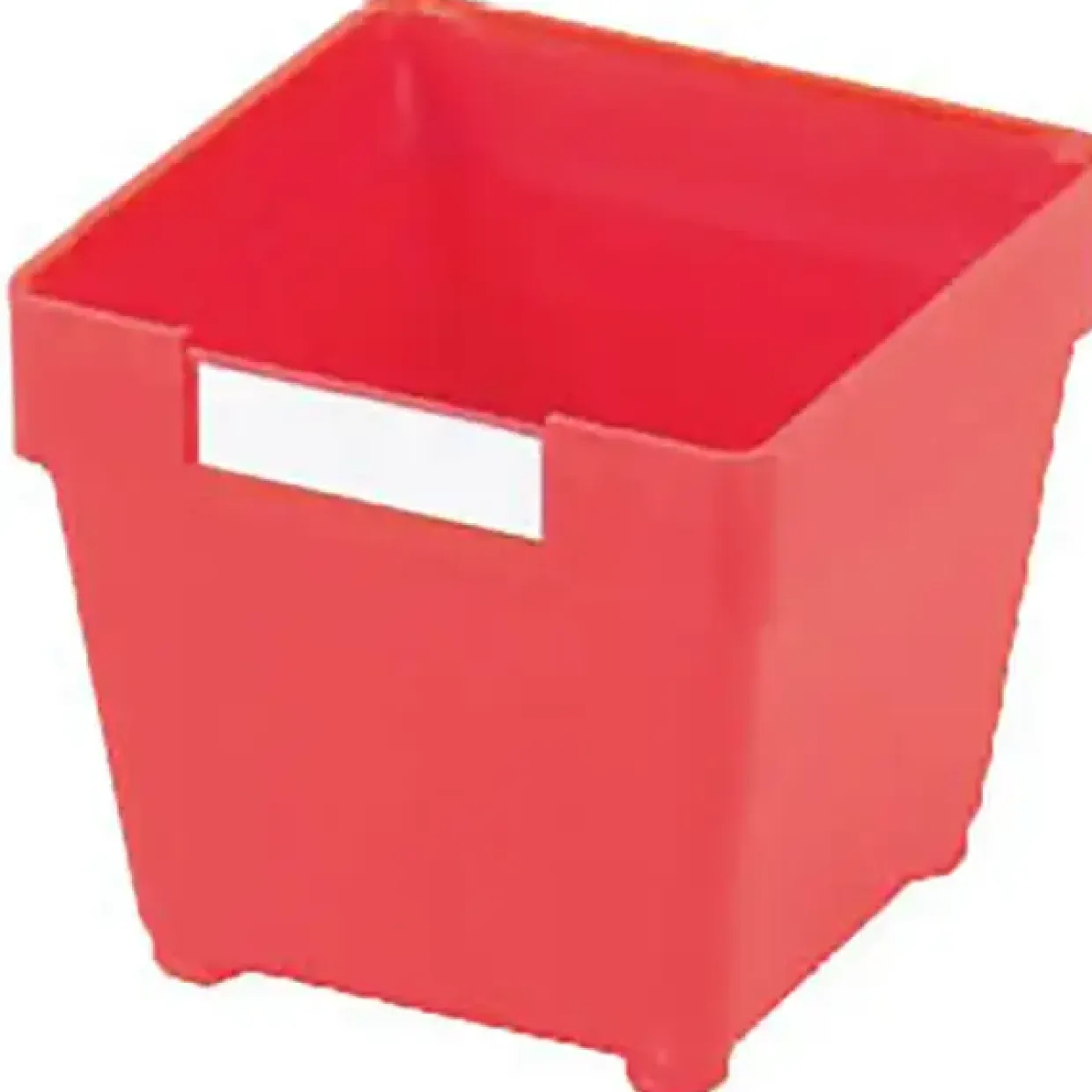 Plastkasse 075x075 for skuffehøjde 100 mm