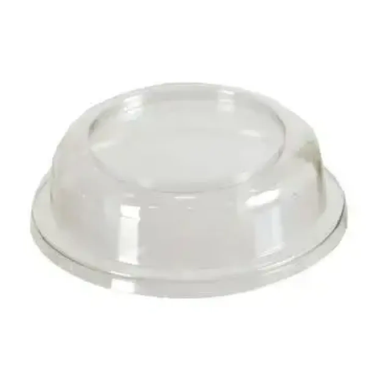 Plastlåg klart Ø95x25 mm højt PS til dessertbæger på fod - 12 ps x 50 stk/krt