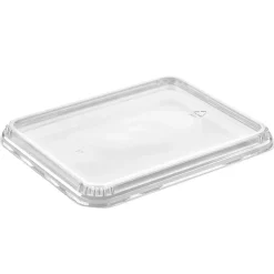 Plastlåg 5227-4 231.9x182.9x16.3 mm Lavt APET Klar til 2227 serien - 372 stk/krt