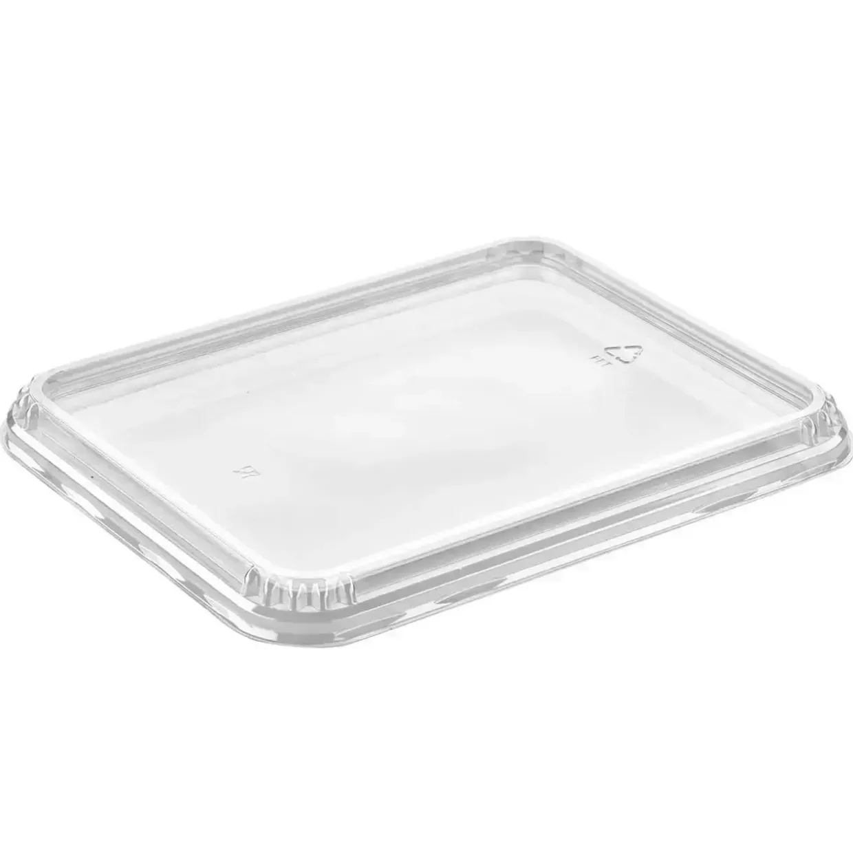 Plastlåg 5227-4 231.9x182.9x16.3 mm Lavt APET Klar til 2227 serien - 372 stk/krt