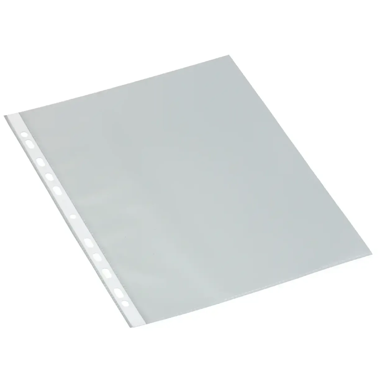 Plastlomme Bantex A4 0,09mm åben top transp. 10stk