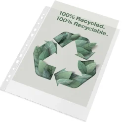 Plastlommer A4 Maxi Esselte recycled 70my PP præg (50)