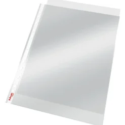 Plastlommer Esselte Pocket glass clear 40my A4 TO (100) - Køb minimum 20 stk.