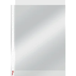 Plastlommer Esselte Pocket glass clear 40my A4 TO (100) - Køb minimum 20 stk.