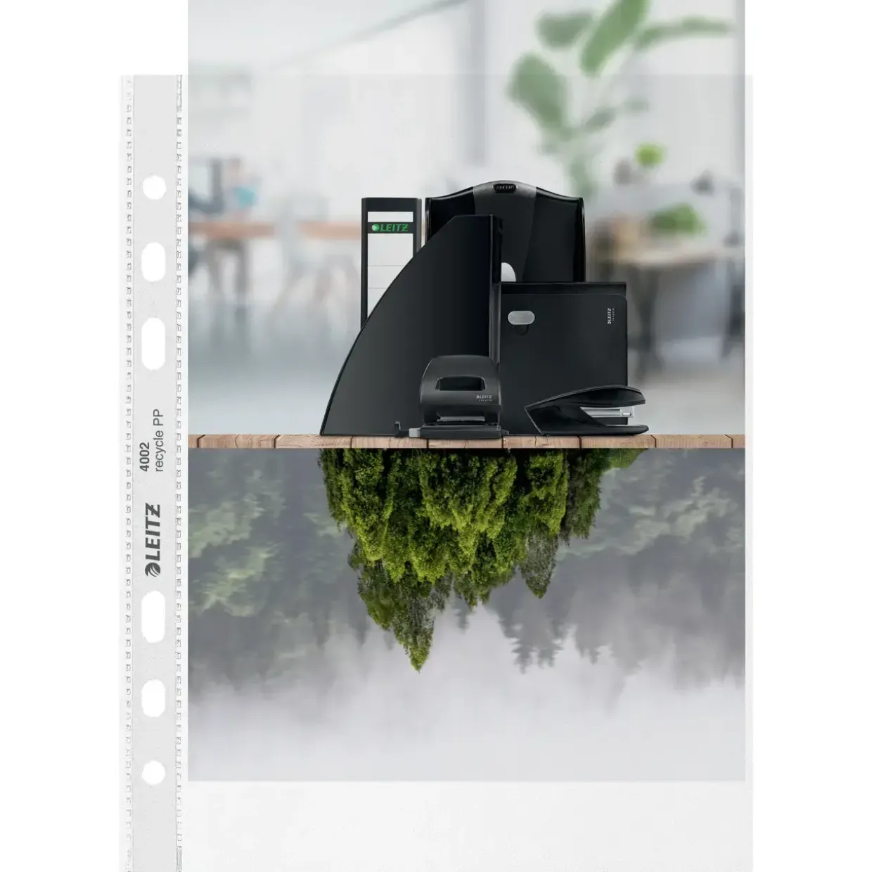 Plastlommer - Leitz A5 100my PP præg - 25 stk
