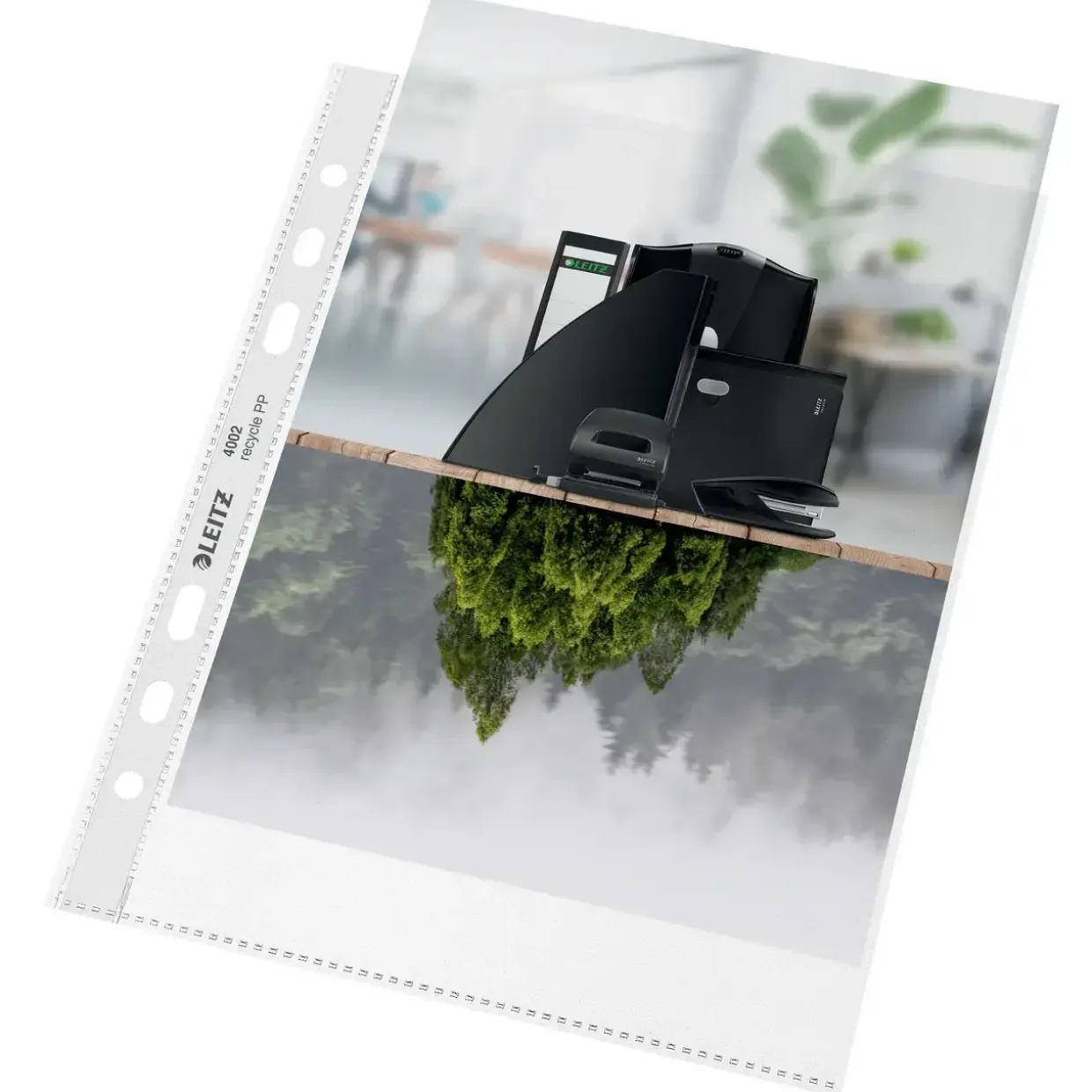 Plastlommer - Leitz A5 100my PP præg - 25 stk