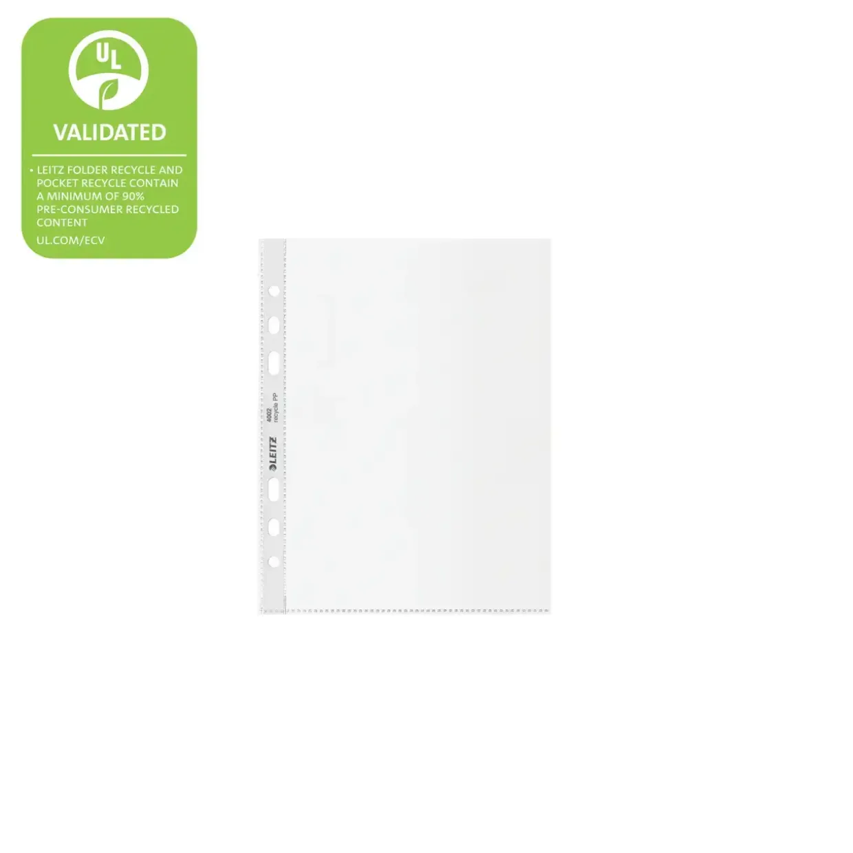 Plastlommer - Leitz A5 100my PP præg - 25 stk