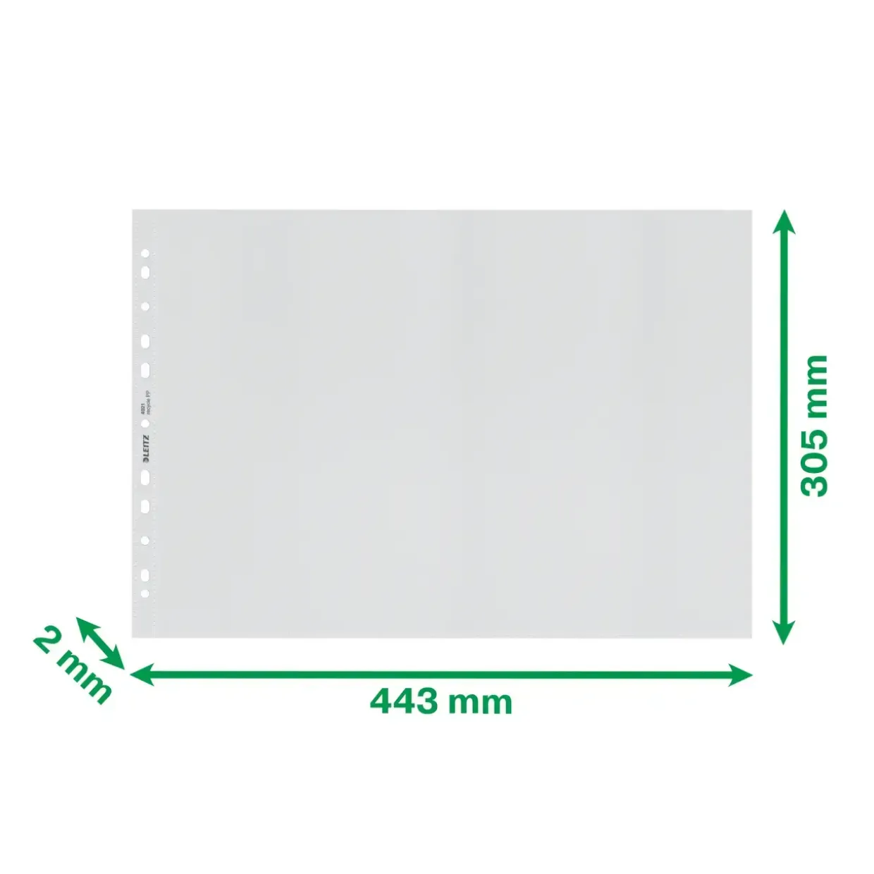 Plastlommer – Leitz Recycle – A3L – 100 my – PP – Præget – Topåbning – 25 stk