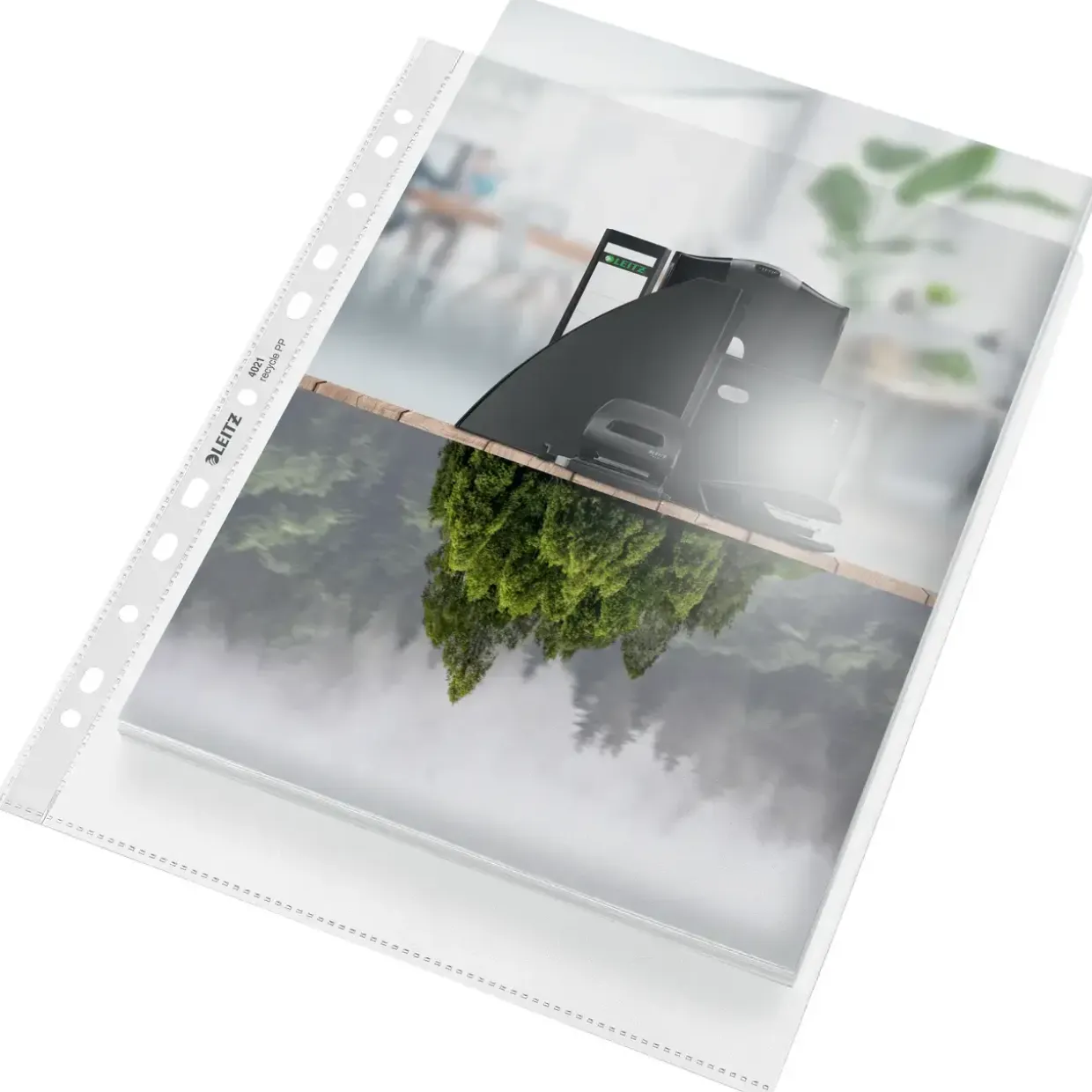 Plastlommer - Leitz Recycle A4 Maxi - 100 my - Præget PP - Transparent - 25 stk