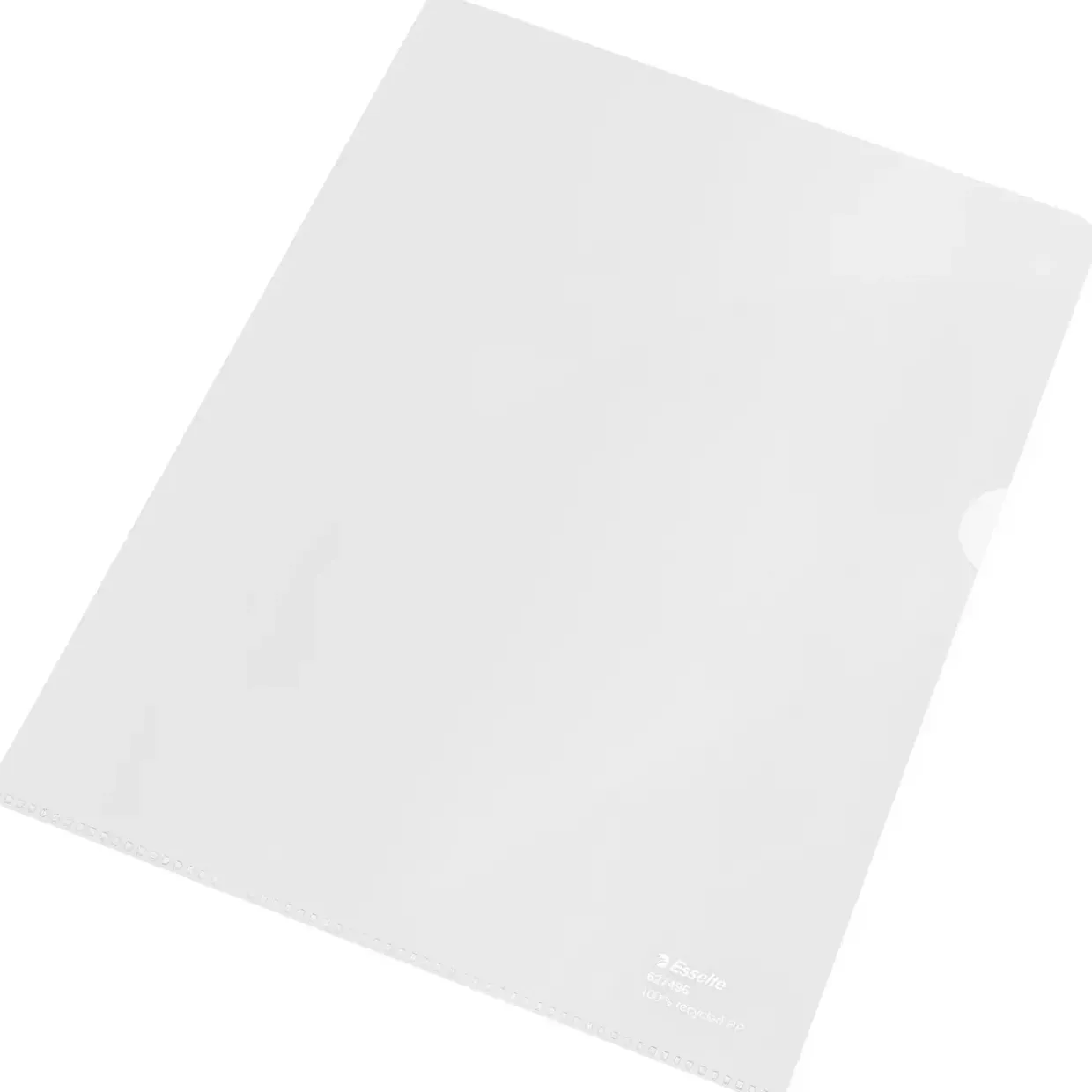 Plastomslag A4 Esselte recycled 100my PP præg (100)