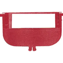 Plast skilleplade 46 mm Rød