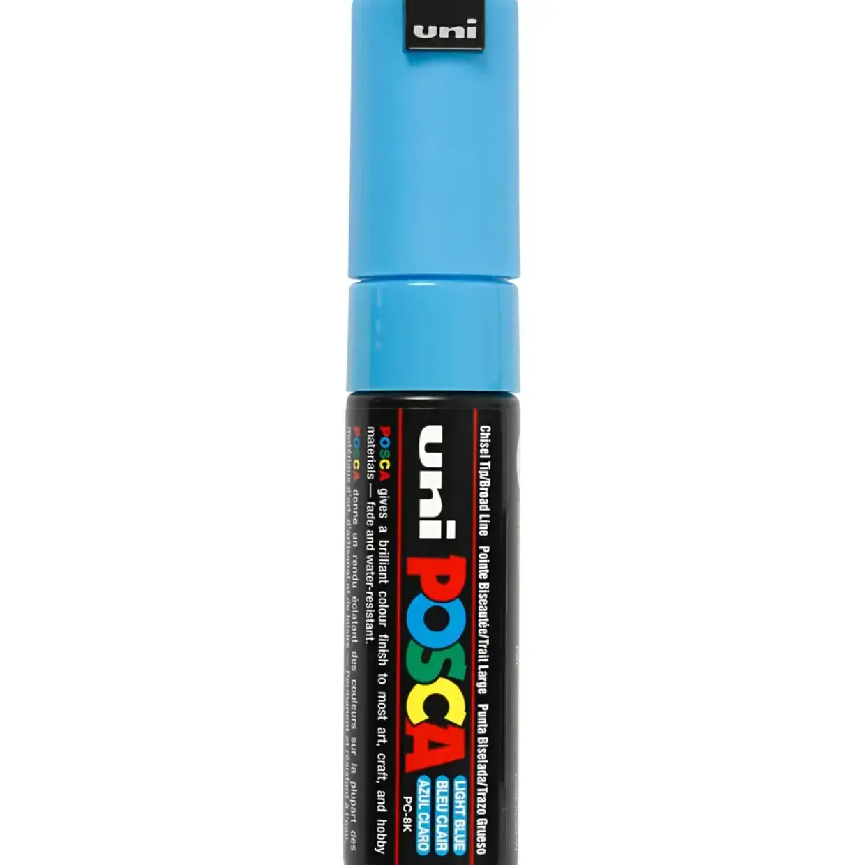 Posca Marker stregtykkelse: 8 mm PC-8K light blue broad 1 stk