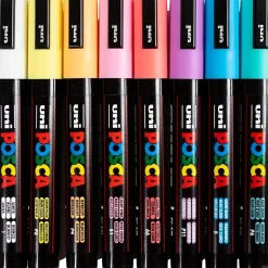 Posca Tusch, nr. PC-5M, streg 2,5 mm, medium, ass, 8 stk./ 1 stk.