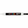 Posca tusser, stregtykkelse: 0,9-1,3 mm, PC-3M , white, fine, 1stk.