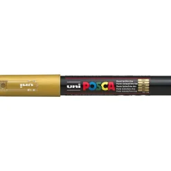 Posca tusser stregtykkelse: 0,7 mm PC-1M gold - extra-fine