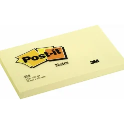 Post-it blok Canarygul 76x127mm 12blk/pak