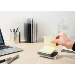 Post-it holder PRO sort inkl. 1 blok Z-notes Canary gul