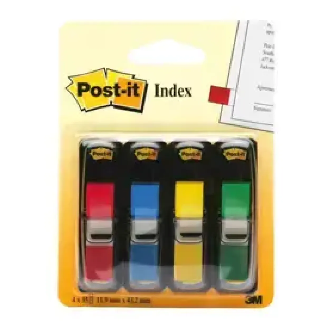 Post-it 3M 6834 Index 12,5x43mm 4 bright colours