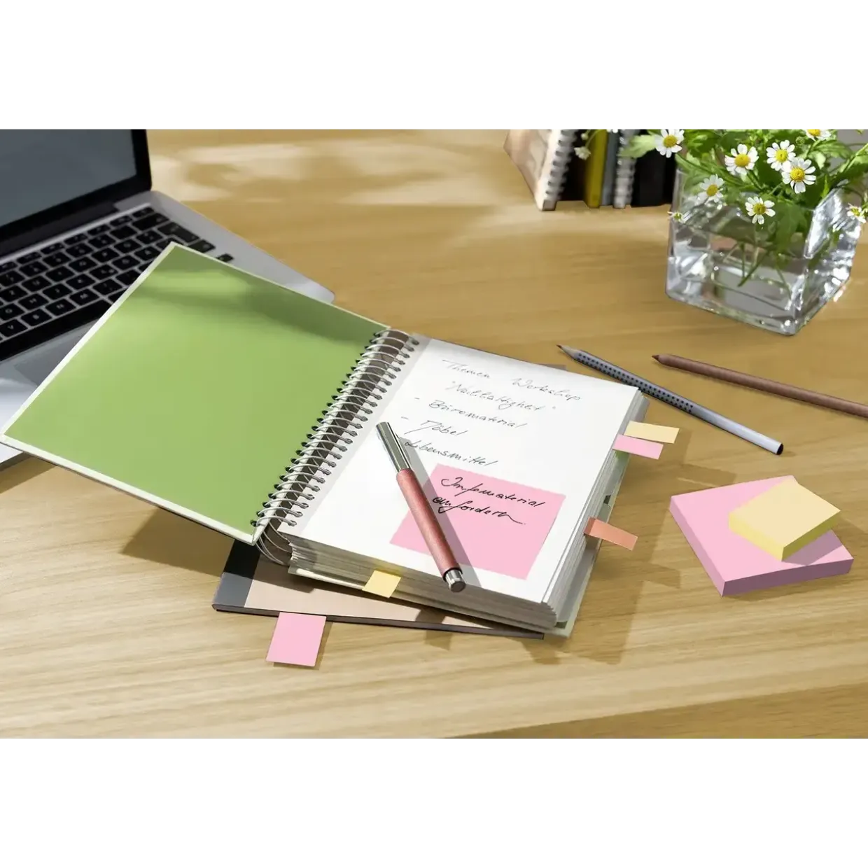 Post it note 3M Recycled mix colors 38x51 100sh (24)