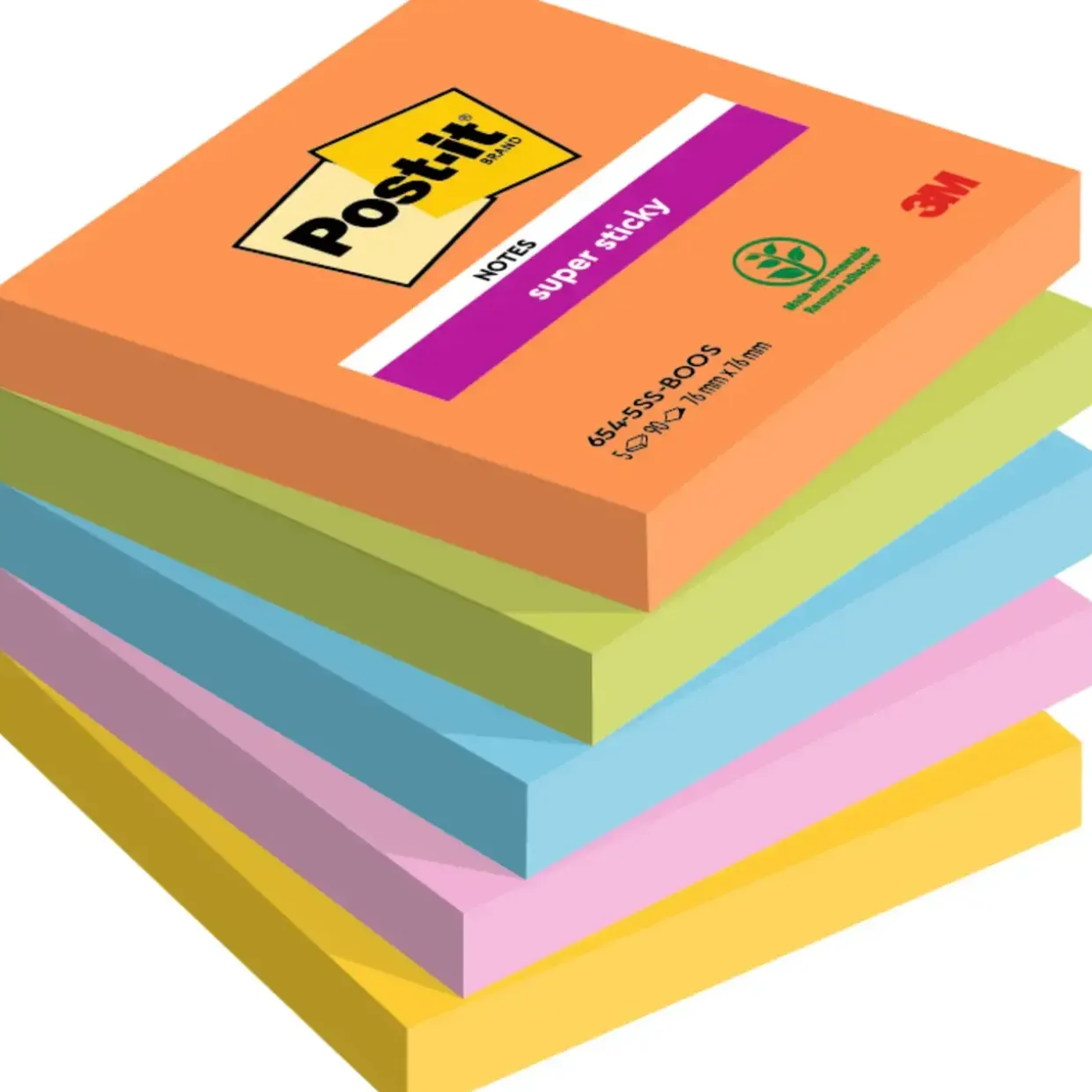 Post it note 3M SS Boost 76x76 90sh (5)