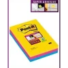 Post its notes Super Sticky ass. lin. 100x152mm - 3 blokke