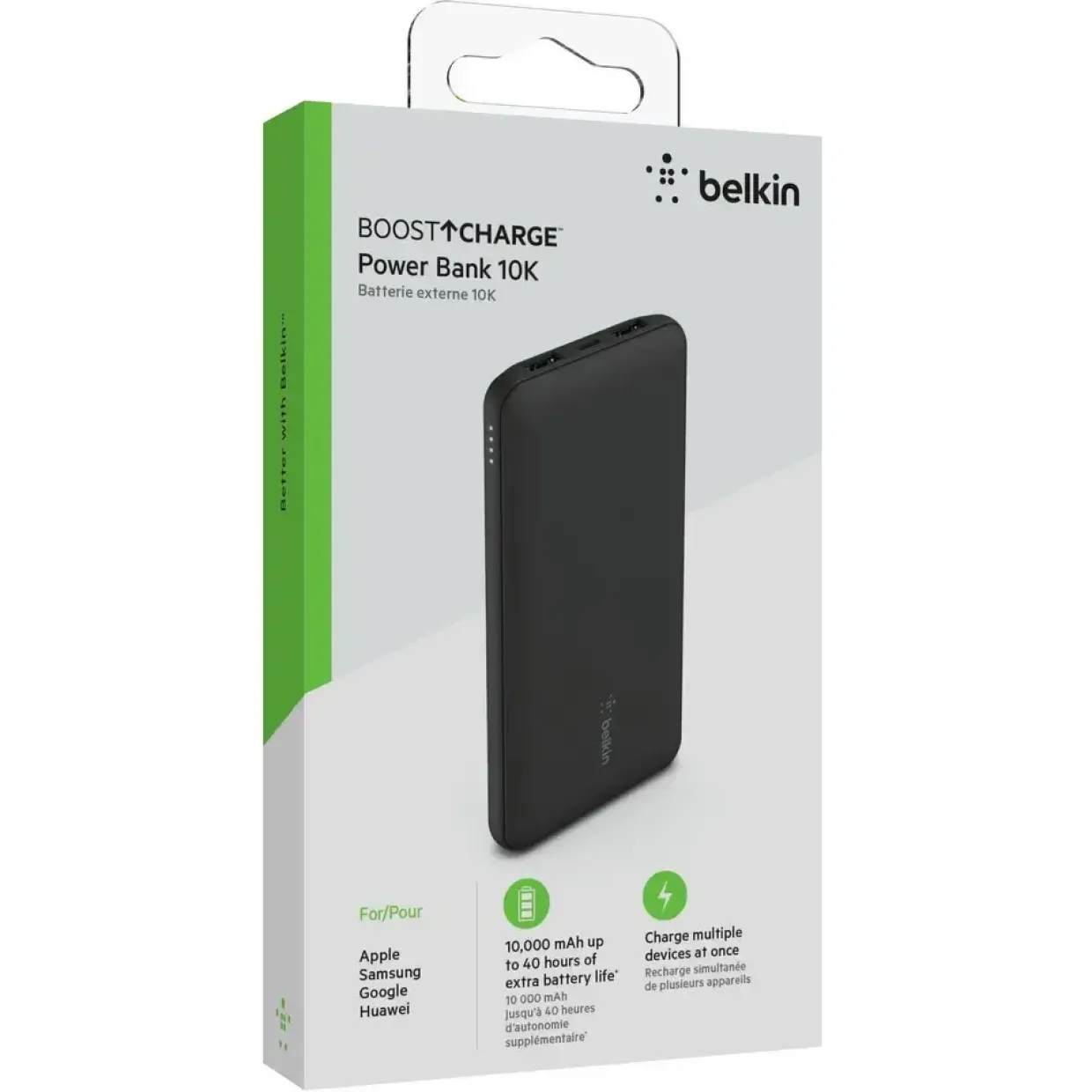 Powerbank - Belkin 10K USB-C 15W - Sort
