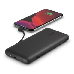 Powerbank med Integrerede Kabler 10K PD - Belkin - USB-C og Lightning