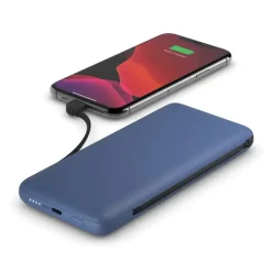 Powerbank med Integrerede Kabler 10K PD - Belkin - USB-C og Lightning