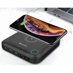 Powerbank Sandberg All-in1 Laptop 25000 USB-C - USB-A Sort
