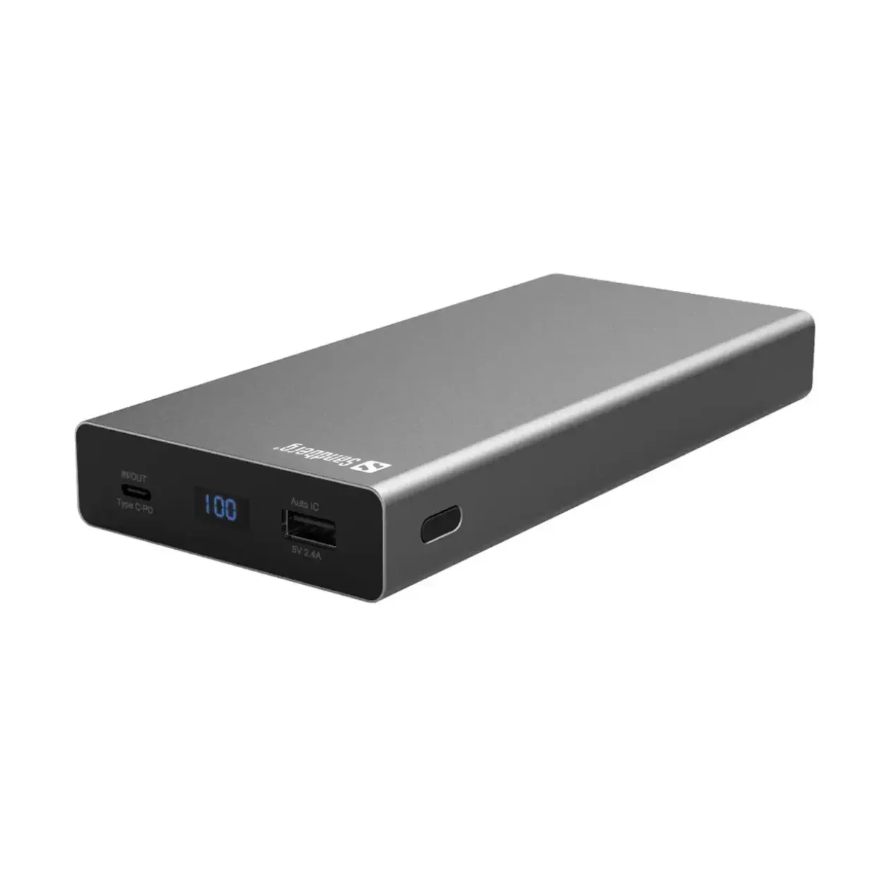 Powerbank usb c Sandberg USB-C PD 100W 20000 Alu