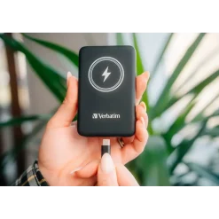 Powerbank Verbatim Charge ´n´ Go Magnetic Wireless 5000, Black