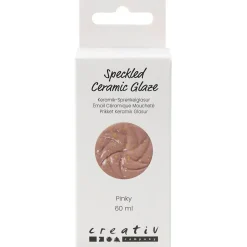 Prikket Keramikglasur, 999-1060 °C, dækkende, Pinky, 60 ml/ 1 ds.