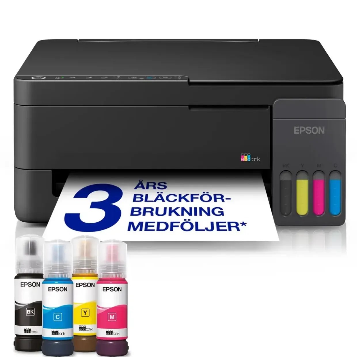 Printer Epson EcoTank ET-2910 - inkjet farveprinter - sort