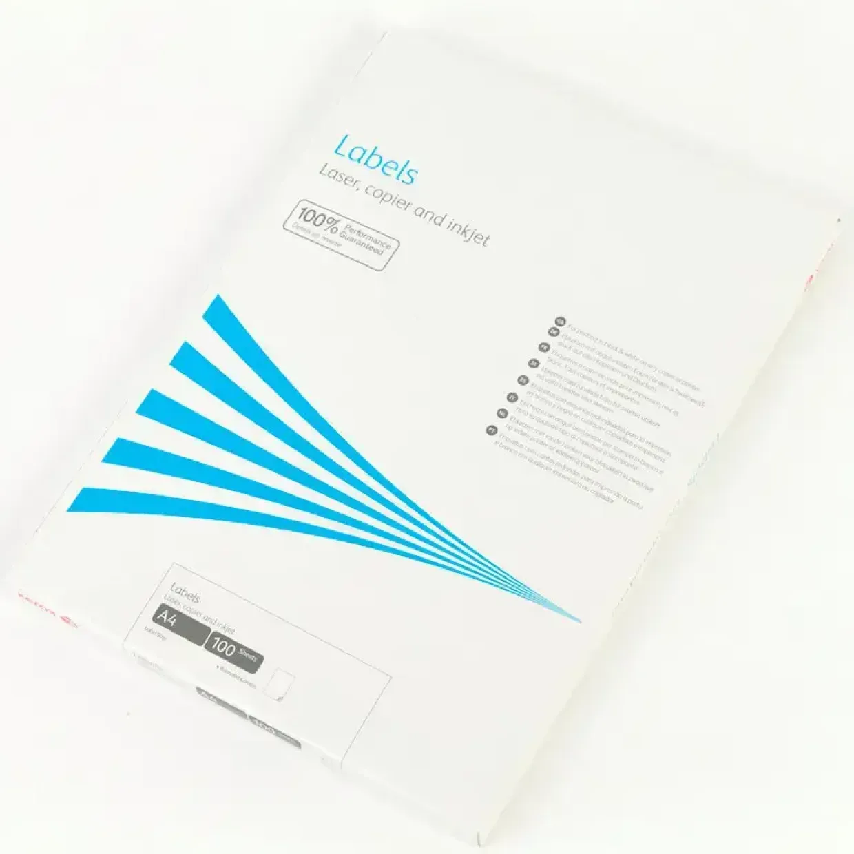 Print selv etiketter - Xerox - 18 pr. ark 63,5 x 46.6 mm 003R96297 - 100 ark