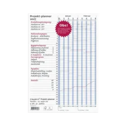 Projektplanner - 2027 - Blå - Årskalender
