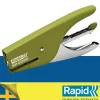 Rapid hæftetang plier S51 15 sheets Soft Grip Olive Green