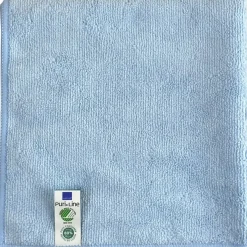 Rengøringsklud, ABENA Puri-Line Basic, 40x40cm, blå, mikrofiber, 80% genanvendt - 10 stk