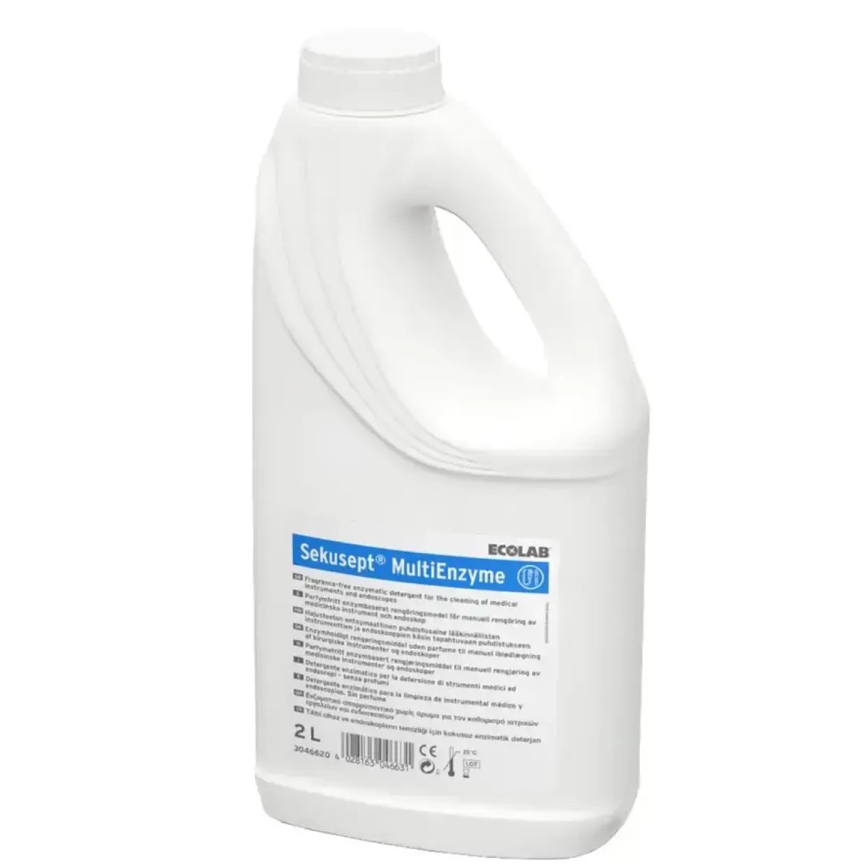 Rengøringsmiddel - Sekusept Multienzyme - Enzymbaseret - Uden parfume - 2 l - Blå