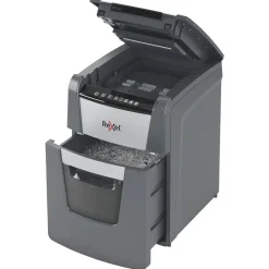 Rexel Optimum Makulator AutoFeed+ 100X, krydsmakulering, 4 x 28 mm, P4