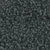 Rocaillesperler, str. 15/0 , diam. 1,7 mm, transparent grå, 2-cut, 25g, hulstr. 0,5 mm