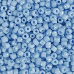 Rocailles perler turkis Ø: 3 mm hul 0,6-1,0 mm - pakke á 25g