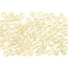 Rocaiperler elfenben diam. 3 mm str. 8/0 hulstr. 0,6-1,0 mm 500 g/ 1 pk.