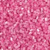 Rocai perler, str. 15/0 , diam. 1,7 mm, rosa, 2-cut, 500g, hulstr. 0,5 mm