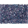 Rocaiperler, str. 15/0 , hulstr. 0,5-0,8 mm, mørk blå, 25g